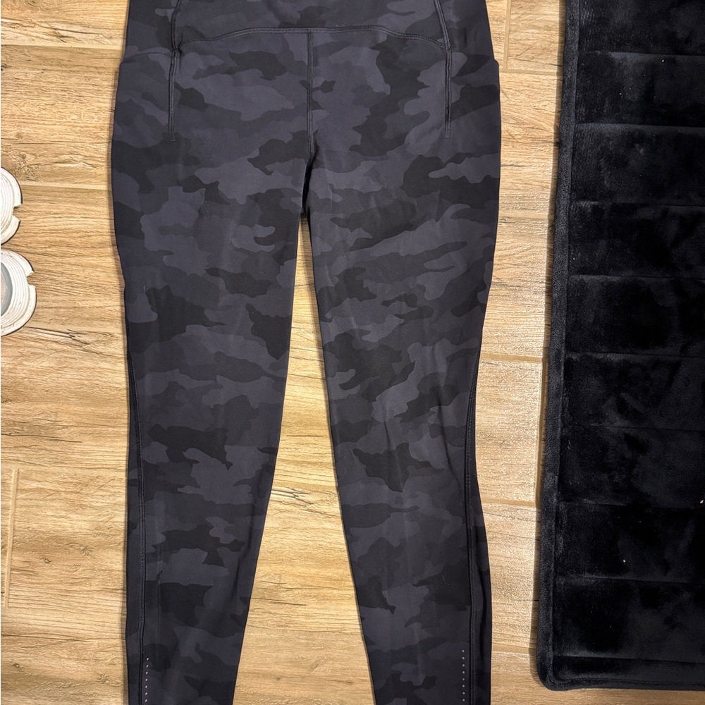 Lululemon Athletica Dark Camouflage Leggings